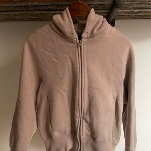 Beautiful People creations Tokyo Japan beige hoodie. Size XXS. Made in Japan